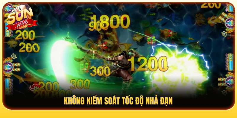 Bắn đạn liên tục mà không tính toán hợp lý 