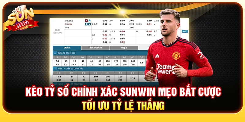 Kèo Tỷ Số Chính Xác Sunwin - Mẹo Bắt Cược Tối Ưu Tỷ Lệ Thắng